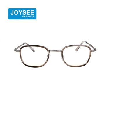 China 2020 Joysee Fashionable Style Small Optical Frames Adjust Front Shape With Metal Temple for sale