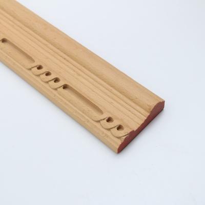 China Factory Sale Traditional Moldings Interior Decoration Carved Wood Strip Molding for sale