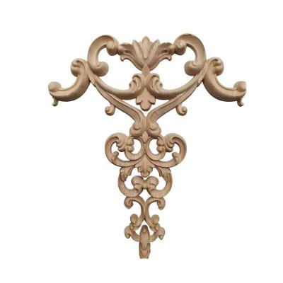 China Chinese European Wooden Applique Decorative Overlays Wood Appliques For Furniture for sale