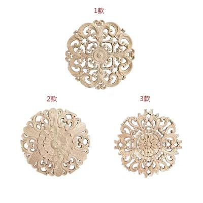 China Soft. Easy clean up. Factory Sale Durable Decorative Wooden Corner Onlays And Appliques For Furniture Parts Wall Panel Applique Wooden Onlays Drops Onlay for sale