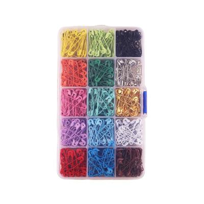 China Durable Manufacturers Amazon Wholesale New 300 15 Color Pin Set Safety Pin Household Tag Pin for sale