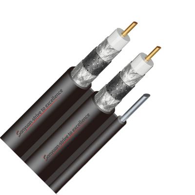 China Tri Coaxial Cable RG6 Shield 75 Ohm Tri Coaxial Cable RG6 Shield for sale