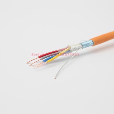 China Fire alarm cable Fire alarm cable 4 core copper shield red pvc 2core 4 core 6 core alarm cable fire proofing cable for sale