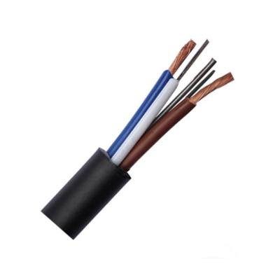 China Bare Copper Photoelectric Hybrid Fiber Optic With Copper Conductor Cable for sale