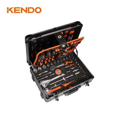 China Household KENDO 161pc Aluminum Case Trolley Set for sale