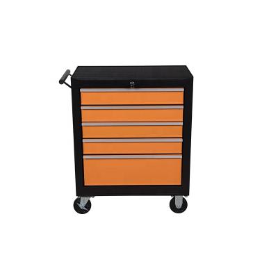 China Use And Easy Keep For Machine Repairing KENDO 113pc 5 Drawer Housekeeping Trolley Removable Tool Cabinet With Tool Kit for sale