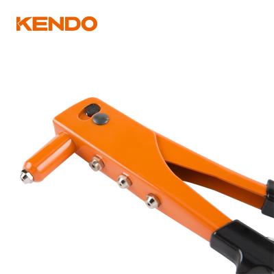 China Stronger Structure KENDO Professional Single Hand Manual Rivet Gun Hand Riveter for sale