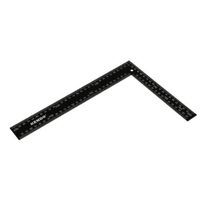 China Durability and Long Life KENDO Metal L Shape Ruler Angel View Square Ruler for sale