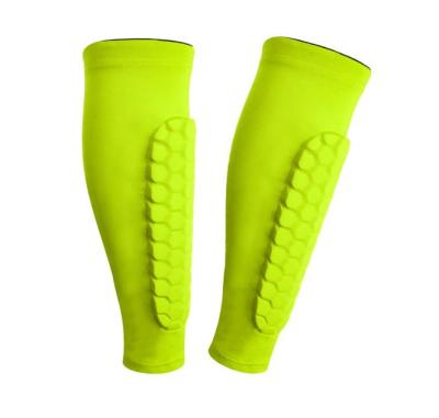 China Protective Adult Hexagon Honeycomb Shin Guard Compression Sleeves #HXT-07 for sale