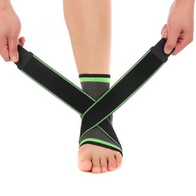 China High Elastic Compression Strap 3D Nylon Weaving Ankle Support Brace #AH-07 for sale