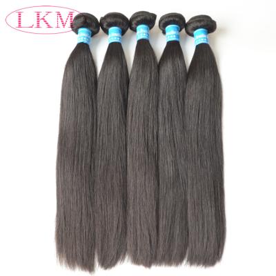 China Human Hair 100% Cuticle Aligned Unprocessed Virgin Brazilian Straight Hair Bundles for sale