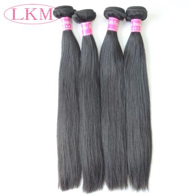 China Pure No Chemical Processing Type Peruvian Straight Human Hair Extension Hair Weft for sale