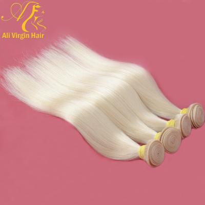 China Can Be Dyed/Can Be Permed 100 Silky Straight 3 Bundles European Remy Virgin Human Hair Weft 613 Color European Virgin Hair Extensions for sale