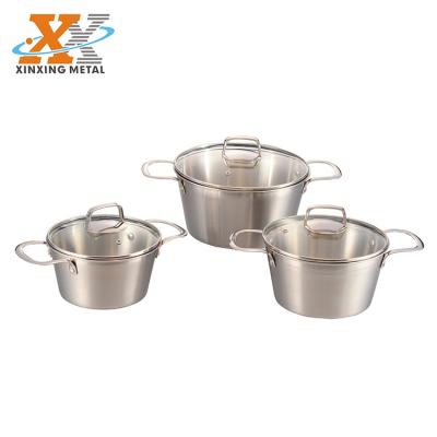 China Sustainable Hot Pot and Pan Cookware Set Sales Kitchen Appliances Stainless Steel for sale