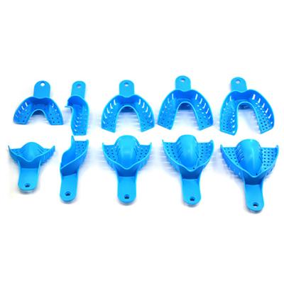 China Dental Kit Dental Oral Plastic Mold Cheap Regional Lower Anterior Trays Teeth Impression Impression for sale