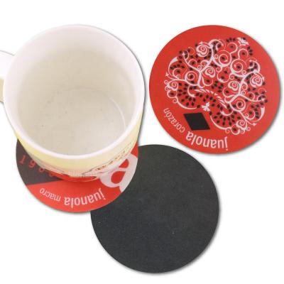 China Sustainable Paper Printing With Lamination Round Eva Eva Cup Coaster for sale