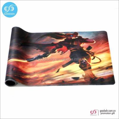 China With Wrist Rest Promotional OEM Printed Table Top Rubber Mat Custom Table Game Mat for sale