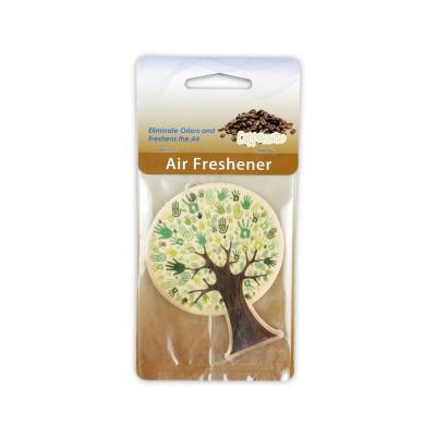 China Custom logo perfume car hanging air freshener for 10*7 cm paper or customized for sale