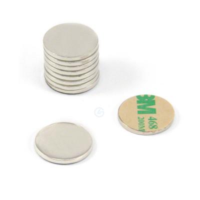 China Industrial Custom Strong Neodymium Disc Magnet N52 Self Adhesive Neodymium Magnet for sale