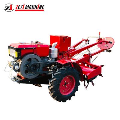 China Construction material factory outlets high quality water cooled two wheel diesel walking tractor directly sale for sale