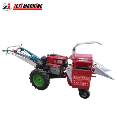 China Corn walking tractor with corn harvester for sale