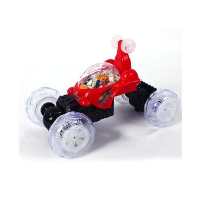 China Hot Sales 4 Channel RC Hobby Telescopic Stunt Car Rechargeable with Music and Light Radio Control Ferris Wheel Stunt Car for Kids Toys for sale