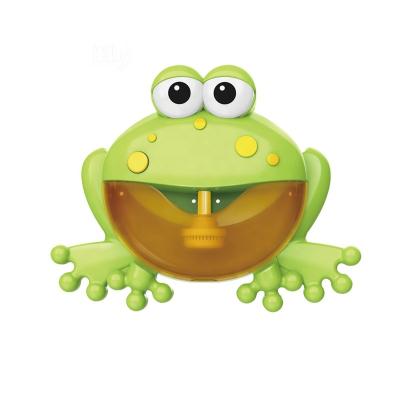 China Bubble Hot Sales Sprinkle Toys Automatic Musical Bubble Frog Crab Bubble Fan Playing Tub Baby Bath Toys For Kids Shower for sale