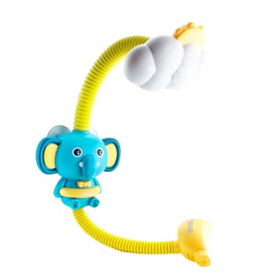 China Water Tool Baby Spray Bath Toys Elephant Shower Automatic Sprinkler Electronic Watering Toys For Kids Bath Time With 2 Color for sale