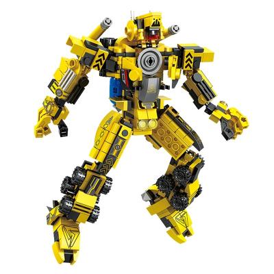 China DIY Building Brick Oliowl Boy Children Building Block Set Educational Bricks Kid Robot Children Toys Engineering Vehicle Fire Fighting Trucks for sale