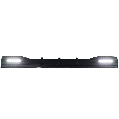 China New Released Automotive ABS Parts ABS Front Spoiler Roof Led Light Running Lights For Jeep Wrangler for sale