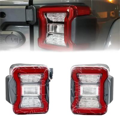 China Car Plastic Accessories Lighting Dynamic Turn Signal Tail Lamp Assembly Rear Tail Light For Jeep Wrangler Jl for sale