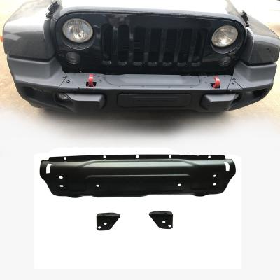 China Aluminum or steel front bumper protector for jeep for cowboy JL stainless steel skid plate for jeep for sale