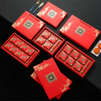 China High Quality Packaging Box Materials Mooncake Wrapping Paper Cake Box Recycled Luxury Customized Paper Baking Gift Box for sale