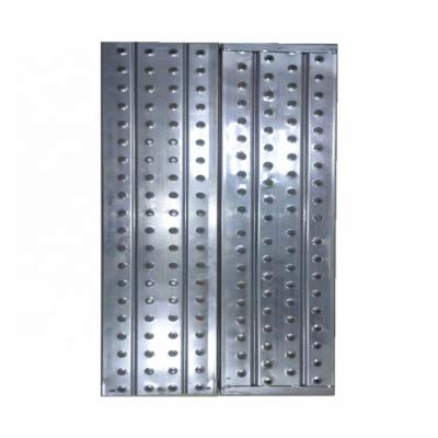 China Walkway Platform Industrial Metal Scaffolding Galvanized Steel Board Walk Board With Hook for sale