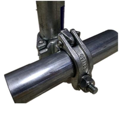 China BS 1139 Industrial Scaffolding Pivot Beam Putlog Coupler Fixed Clamp for sale