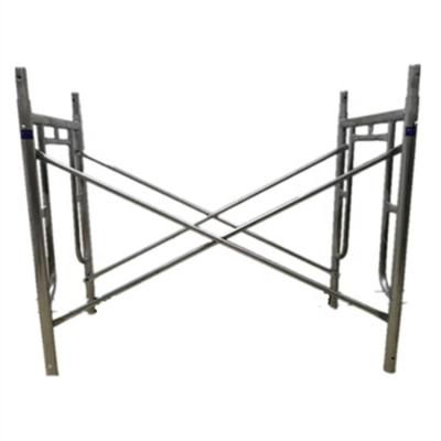 China Industrial Galvanized Construction Frame Ladder Frame Scaffolding for sale