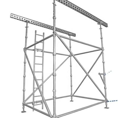 China Modern Cuplock Vertival Scaffold Construction Cuplock Factory China Easy Scaffolding Construction, Office Building Q235/Q345 for sale