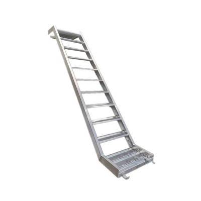 China Contemporary Aluminum Scaffolding Ring Lock Scaffolding, Contemporary Hotel Step Ladders Ladder Staircase Site Inspection for sale