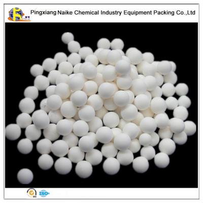 China 3-5mm White Bead Activated Alumina for remove water in Air Dryer for sale