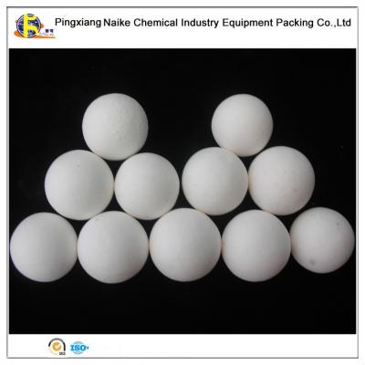 China High Strength Catalyst Support Media Activated Alumina Ball 6-8mm for Petrochimical Industry for sale