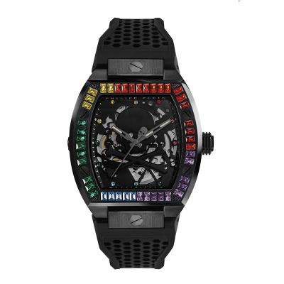 China Water Resistant Waterproof Sport Automatic Movement Luxury High End Unique Suppliers Straps Leather Mens Automatic Mechanical Watches for sale