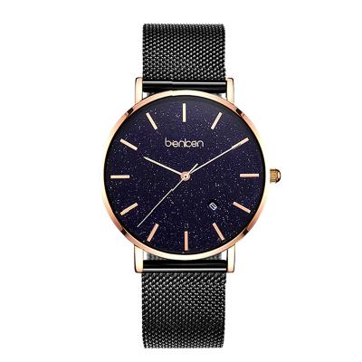 China Water Resistant Fast Shipping Wholesale Classic Waterproof Stainless Steel Fashion Sport Automatic Wrist Luxury Men Quartz Watches for sale