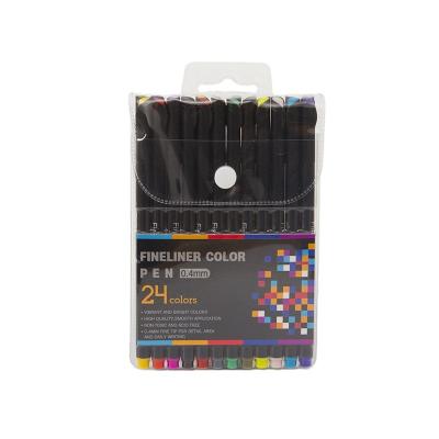 China Line suppliersStudent pen paint stroke new products light hot porcelain color water-based hook pen for sale