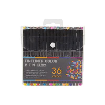 China 2021 Light student fashionable future art fineliner pen color stroke fineliner painting pen for sale