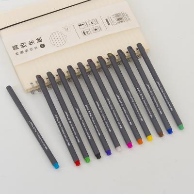 China Wholesale custom fashionable light gel pen super fineliner diy color student fineliner painting pen for sale