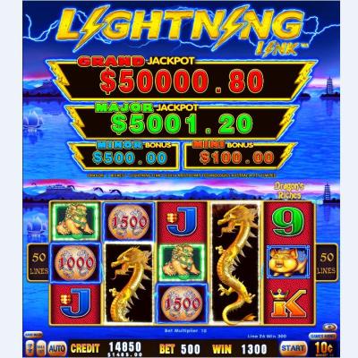 China Jackpot Link LightningLink Dragon Riches Slot Game Board Lighting PCB for sale