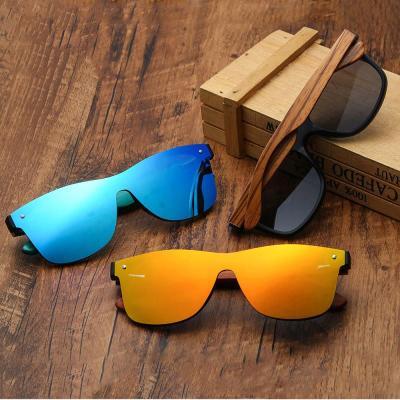 China Fashion Sunglasses 2021 Newly Custom Logo Men Women Bamboo Wooden Shades of Classic Retro Polarized Temple Wood Sunglasses for sale