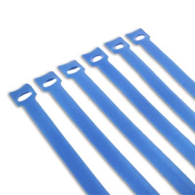 China Eco - Friendly Safety Reusable Hook And Loop Cable Ties With Label Cable Ties Nylon for sale