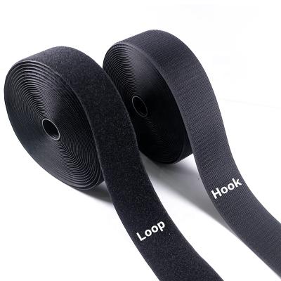 China Viable manufacturer produces and sells nylon hook and loop strap SEW ON hook and loop tie tape heavy duty sewing loop for sale