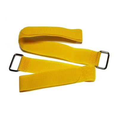 China Free Sample Sustainable Multifuctional Hook And Loop Webbing Straps With Steel Ring for sale